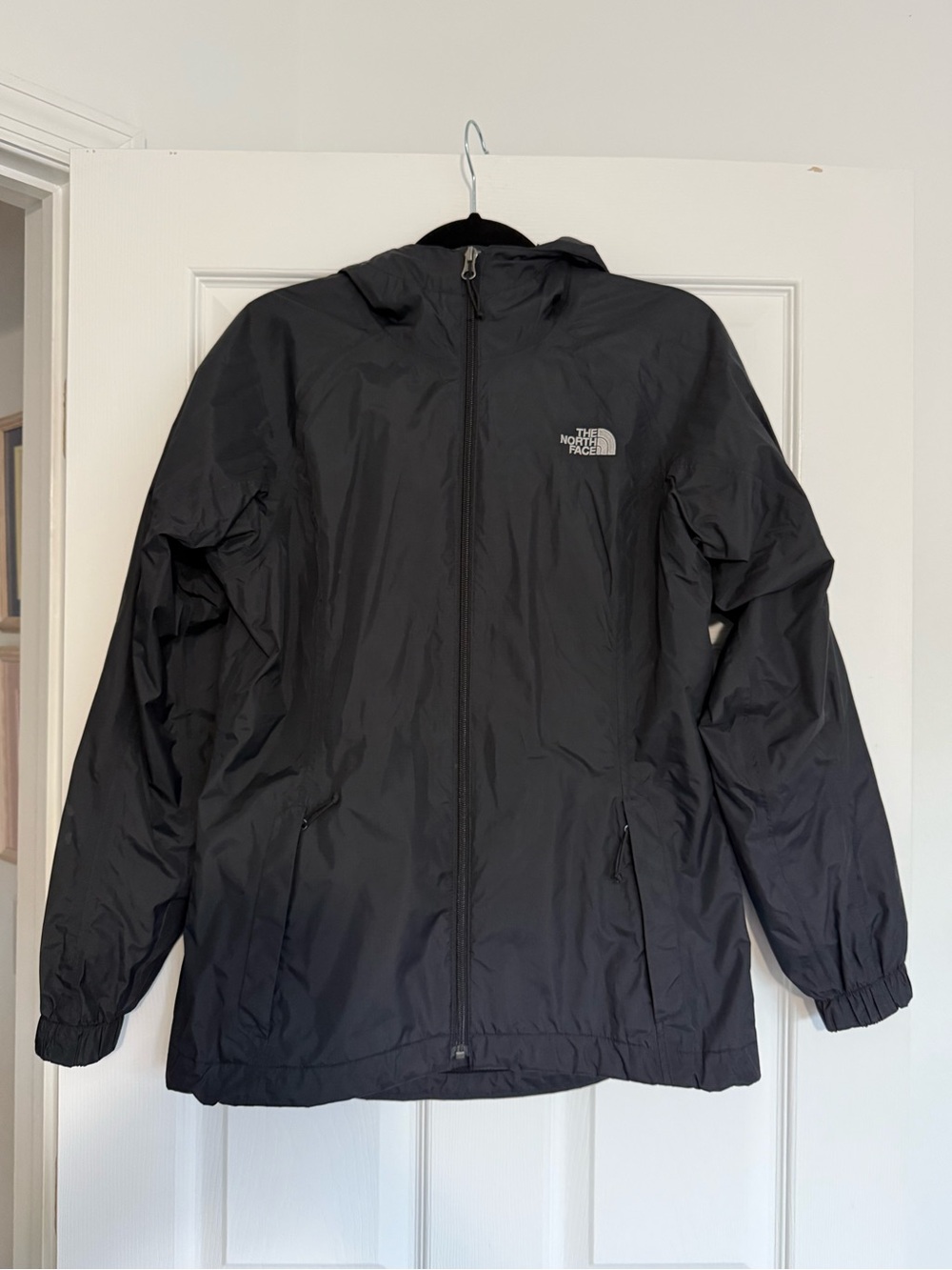 The North Face HyVent Hooded Rain Jacket Black Women’s Size S